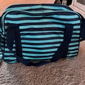 Thirty One All In Tote in Deep Sea Wave; Strap; Great for the gym; overnight